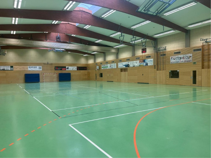 Sporthalle Eschhofen Innenraum